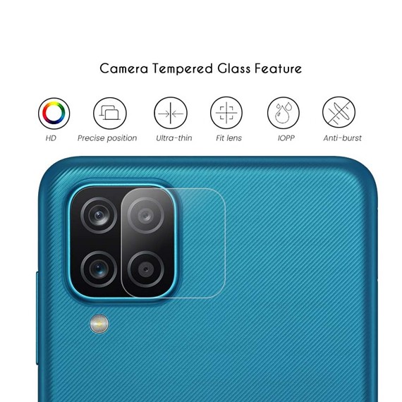 CaseUp Samsung Galaxy A22 4G Camera Lens Protector Şeffaf 2